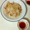 ちえちょま。's cooksnap of when they made 白菜ともやしと豚肉の蒸し煮.