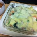 nanazuki's cooksnap of when they made 残ったクリームシチューで☆具沢山ドリア.
