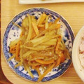 きょらこ's cooksnap of when they made ウドの皮のきんぴら.