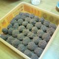 つむれん's cooksnap of when they made ✽ちょこそぼろトリュフ✽.