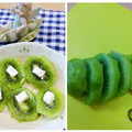 みっちゃん❇️68's cooksnap of when they made キウイのサラダ☆カプレーゼ風.