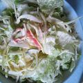 kay21's cooksnap of when they made カニカマとレタスのサラダ.