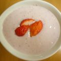 ちっはりん's cooksnap of when they made 乳なし❤玄米甘酒と豆腐のいちごヨーグルト.