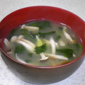 ダ〜ごはん's cooksnap of when they made しめじとほうれん草のみそ汁.