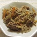 miyuki12's cooksnap of when they made 豚肉de小松菜れんこん炒め.