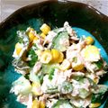 ジュリアン＆ジョニー's cooksnap of when they made コーンとツナと大葉ときゅうりのサラダ.