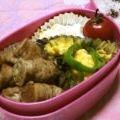 ♪cow♪'s cooksnap of when they made きんぴらごぼうで★肉しそ巻.