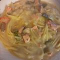 ミントの姉's cooksnap of when they made シチューリメイク★鮭クリームパスタ.