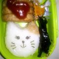 いちごとなおのママ's cooksnap of when they made キャラ弁　簡単♡ネコちゃん.