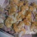 ゆやこ☆'s cooksnap of when they made カリフラワーとじゃが玉ねぎのチーズ焼き★.