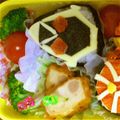 回し者's cooksnap of when they made 簡単キャラ弁☆仮面ライダーフォーゼ海苔弁.