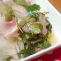 まぶたん's cooksnap of when they made ハムと大根+三つ葉のマリネ.