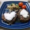 じゅらさく's cooksnap of when they made なすのとろとろハンバーグ.
