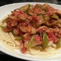 pinegeorge's cooksnap of when they made モロッコインゲン、ズッキーニのパスタ.