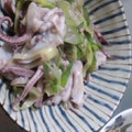さみろー's cooksnap of when they made イカと長ネギのバター炒め.