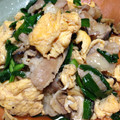 南部のママ's cooksnap of when they made 青菜＆タマゴのスタミナ炒め.