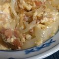 juni0527's cooksnap of when they made 焼き鳥缶詰親子丼ぶり.