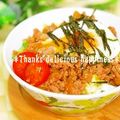 ruruchirin's cooksnap of when they made 我が家のそぼろ丼.
