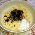 ハルプッチョ's cooksnap of when they made 納豆パスタ.