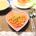 akimani♡'s cooksnap of when they made 本格味?エビとイカのトマトクリームパスタ.