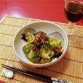 ラオスマーケット's cooksnap of when they made 鶏レバーと白菜のオイスターソース炒め.