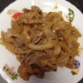 やすおか41's cooksnap of when they made 豚肉と玉葱の味噌炒め.