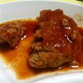 おねんどお母さん's cooksnap of when they made バレンタインに♡はーとの煮込みハンバーグ.