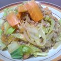 papico_72's cooksnap of when they made お野菜たっぷり♥ひき肉入りのチャプチェ風.
