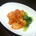 きよ180's cooksnap of when they made 中華の定番♡エビチリ.