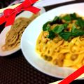 きゃわいいチャチャ's cooksnap of when they made 海老のトマトクリームパスタ♪.
