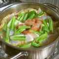 あいぱらりん's cooksnap of when they made 甘エビのダシ最高!!☆甘エビなべ☆.