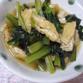 sumityon830's cooksnap of when they made 『味付け』簡単！小松菜と油あげの煮びたし.