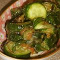 カルチョーフィ's cooksnap of when they made 胡瓜の梅おかか・塩麹・塩昆布漬け.