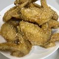 ベルちゃんパンケーキ's cooksnap of when they made 手羽唐発祥の元祖『風来坊』風手羽先唐揚げ.