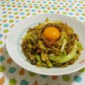 赤い電話's cooksnap of when they made 男料理！カレー焼きそば.