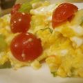 cocoりえ's cooksnap of when they made 中華風トマト＆ネギ❢卵炒め♡黒酢かけ.