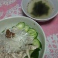 ♪cow♪'s cooksnap of when they made ささみ梅肉和え！.