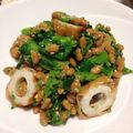 ブりゃん's cooksnap of when they made 菜の花の納豆和え.