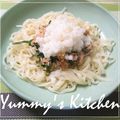 MrsYummy's cooksnap of when they made ✽うめ～ツナ冷やしうどん✽.