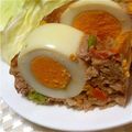 増田田増's cooksnap of when they made クリスマスにゆで玉子入りのミートローフ.