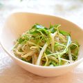 さとみわ's cooksnap of when they made ◇居酒屋風◇水菜ともやしのホットサラダ.