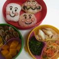 YUKINA☆ママ's cooksnap of when they made ☆キャラ弁☆アンパン食パンカレーパン.