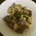 ひなみく's cooksnap of when they made あさりと鶏肉のガーリックバター醤油炒め♪.