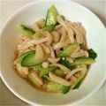 ちえちょま。's cooksnap of when they made あと一品！　５分できのこきゅうり☆.