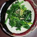 ムカルナス's cooksnap of when they made ほうれん草の中華風おひたし.