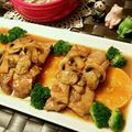 もじゃこてつー's cooksnap of when they made ＊すぐ出来！おもてなし鶏肉オレンジ焼き＊.
