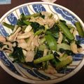 mickey108's cooksnap of when they made 豚肉と小松菜のにんにくオイスター炒め☆.