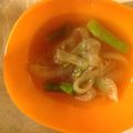 LAmamachan's cooksnap of when they made アスパラ＆新玉ねぎの中華スープ.