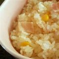 けふ太郎's cooksnap of when they made 簡単☆ベーコンとコーンの炊き込みごはん☆.