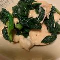 もものすけのまま's cooksnap of when they made ちぢみほうれん草の鶏むねガリバタチキン.